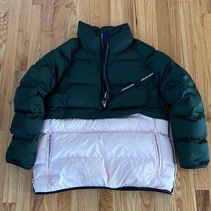 Tory Sport Packable Performance Satin Down Jacket